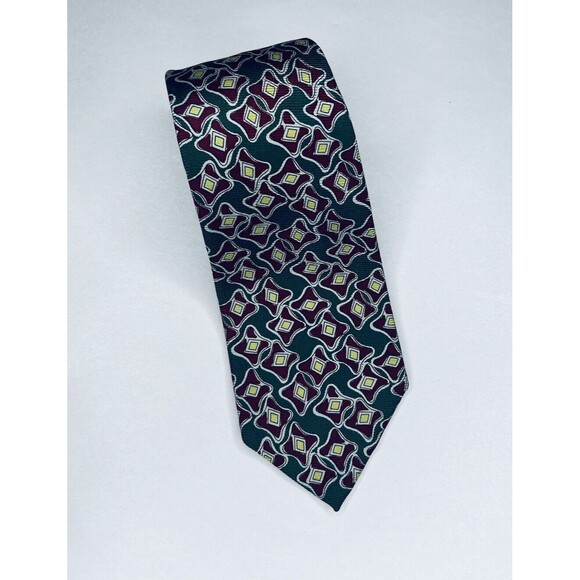 Polo Ralph Lauren Other - Vintage Polo by Ralph Lauren 57" Tie Handmade 100% Silk Multicolor Geometric USA